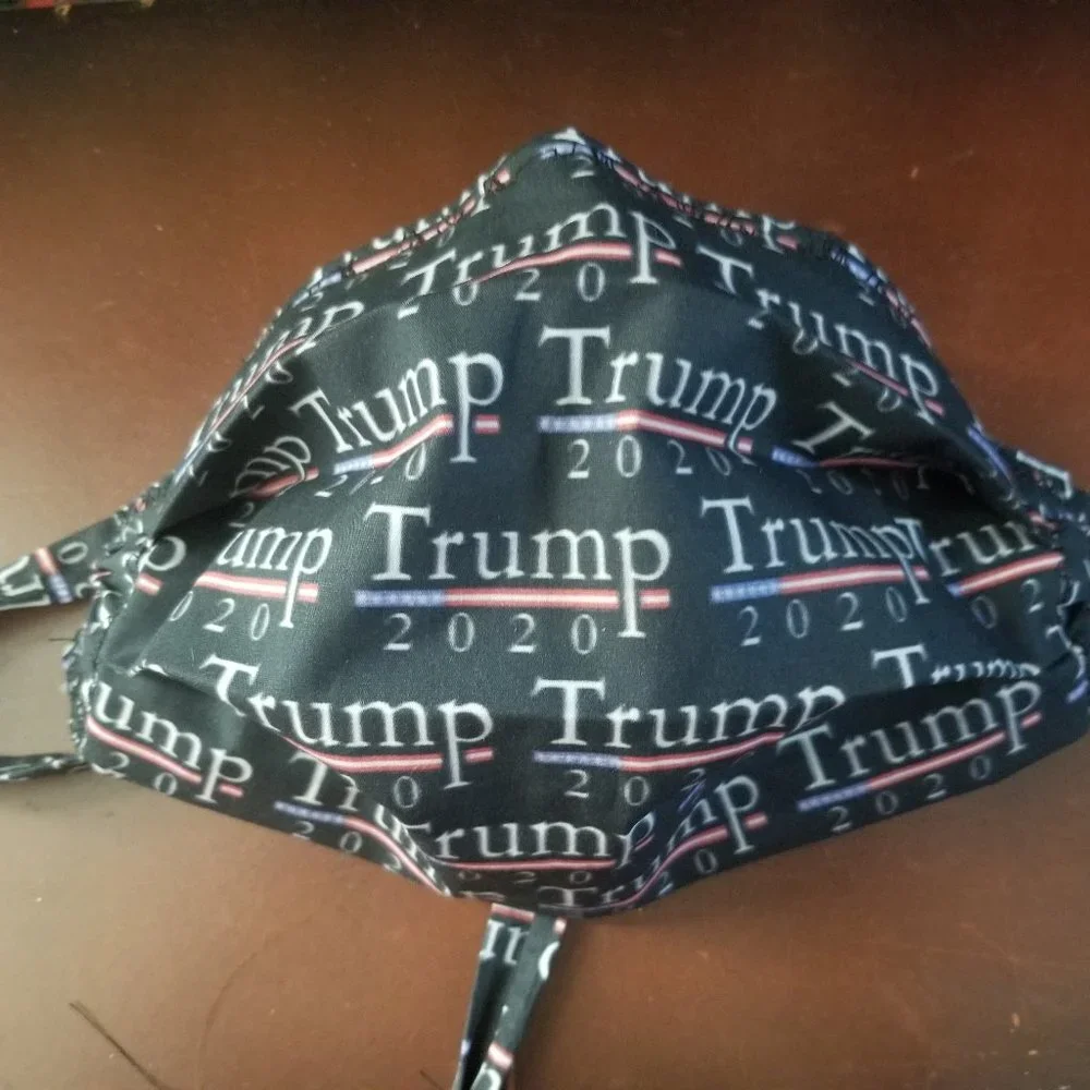 Cloth Face Mask - Silver/Copper Filters-Trump 2020